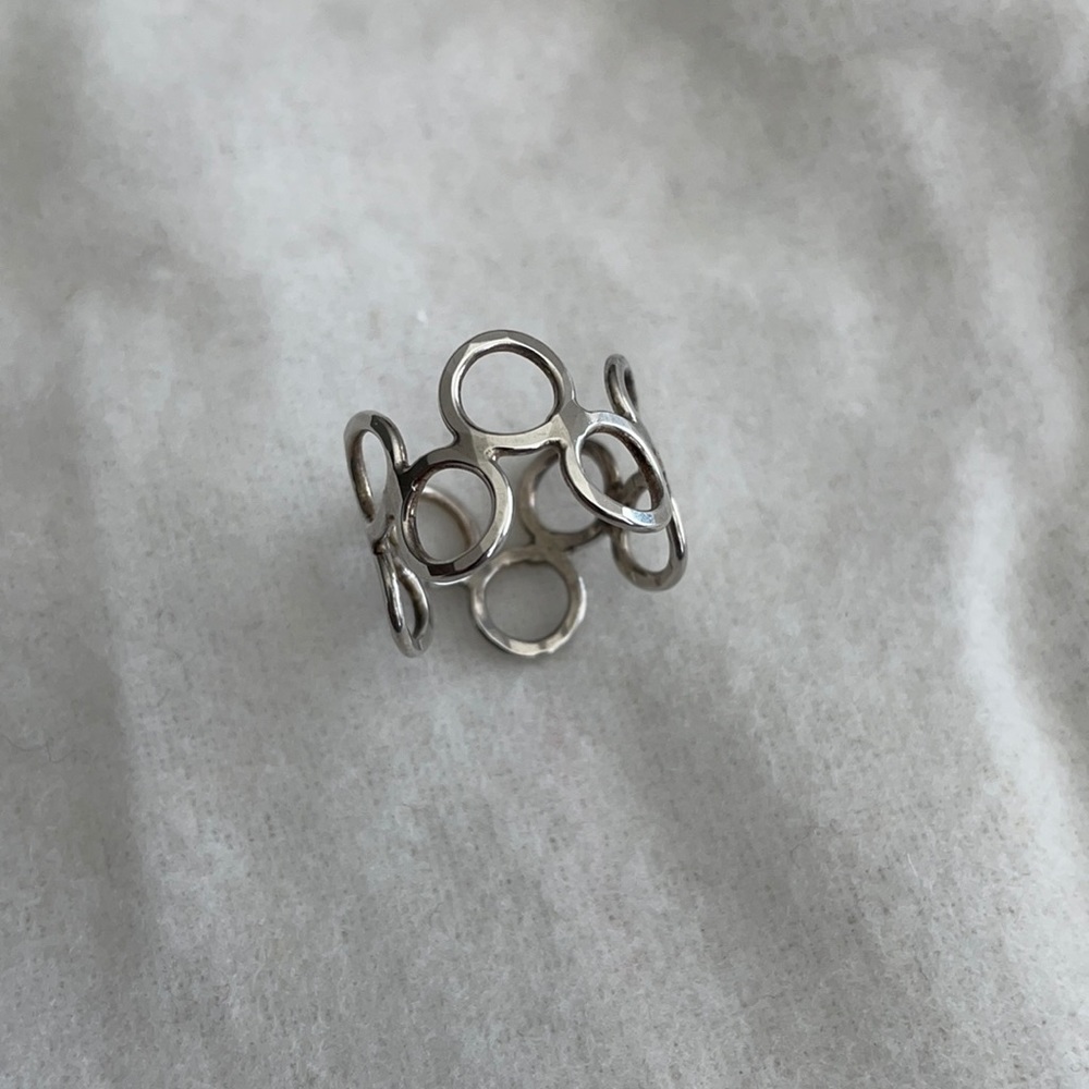 Sterling Silver Hoops Ring